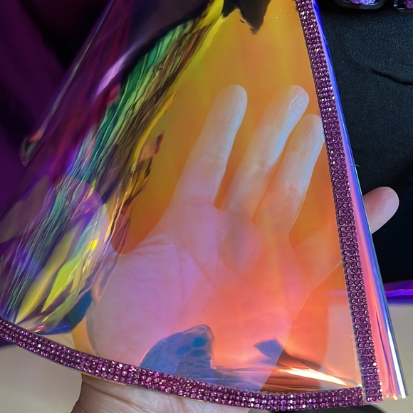 New Clear Iridescent RAVE SKIRT by Crafts by Sandy - Picture 10 of 11